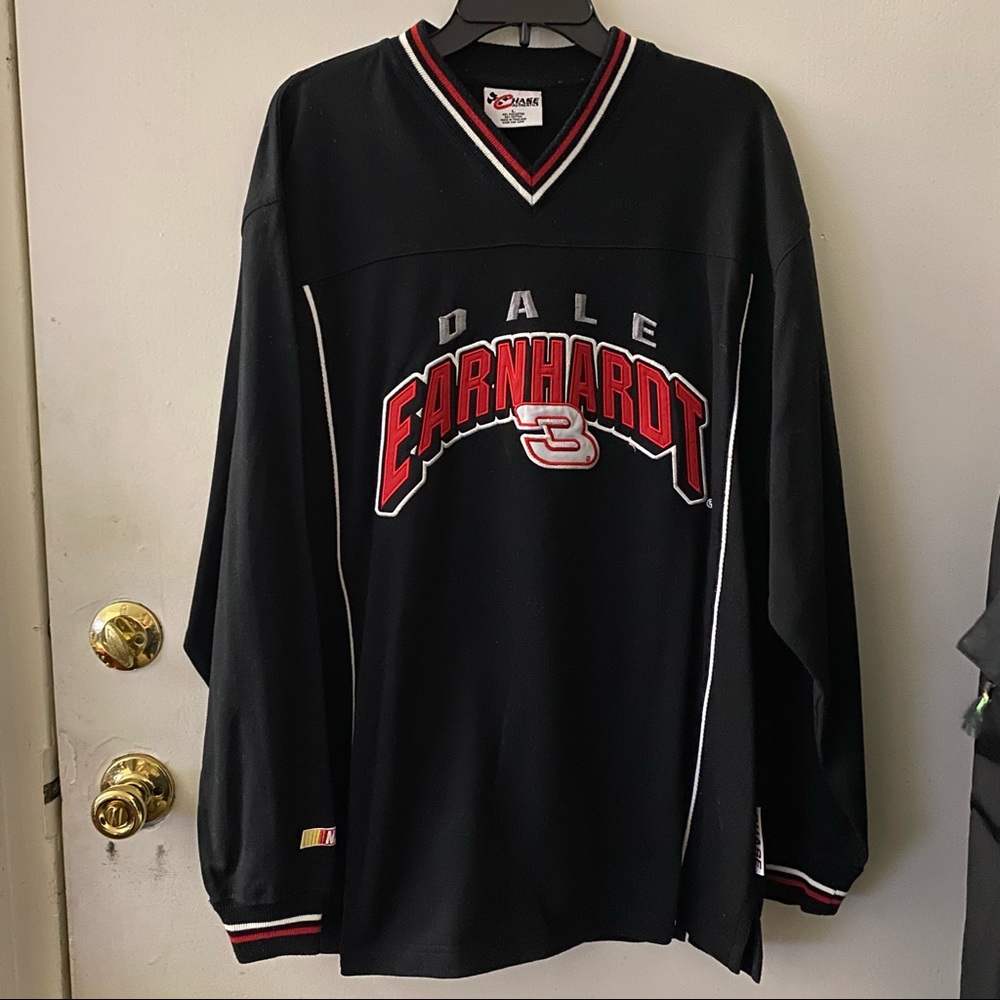 Mens Large Dale Earnhardt Long Sleeve Shirt